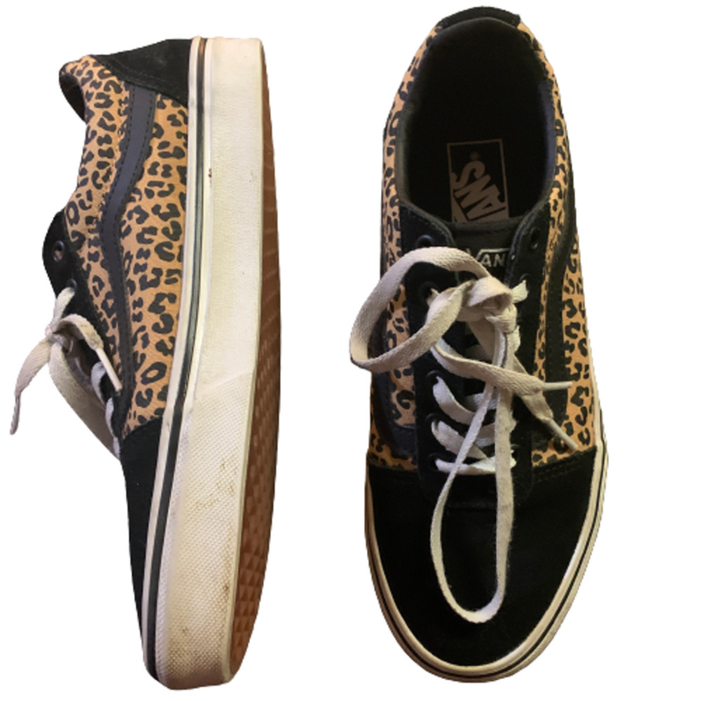 Cheetah print vans
